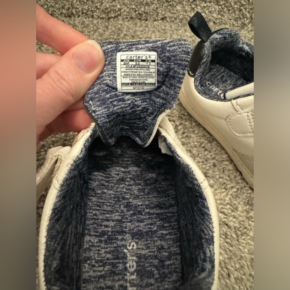 Carter’s Everystep Kyle White Baby Boy Infant sneakers shoes Size 6 toddler - Picture 4 of 8
